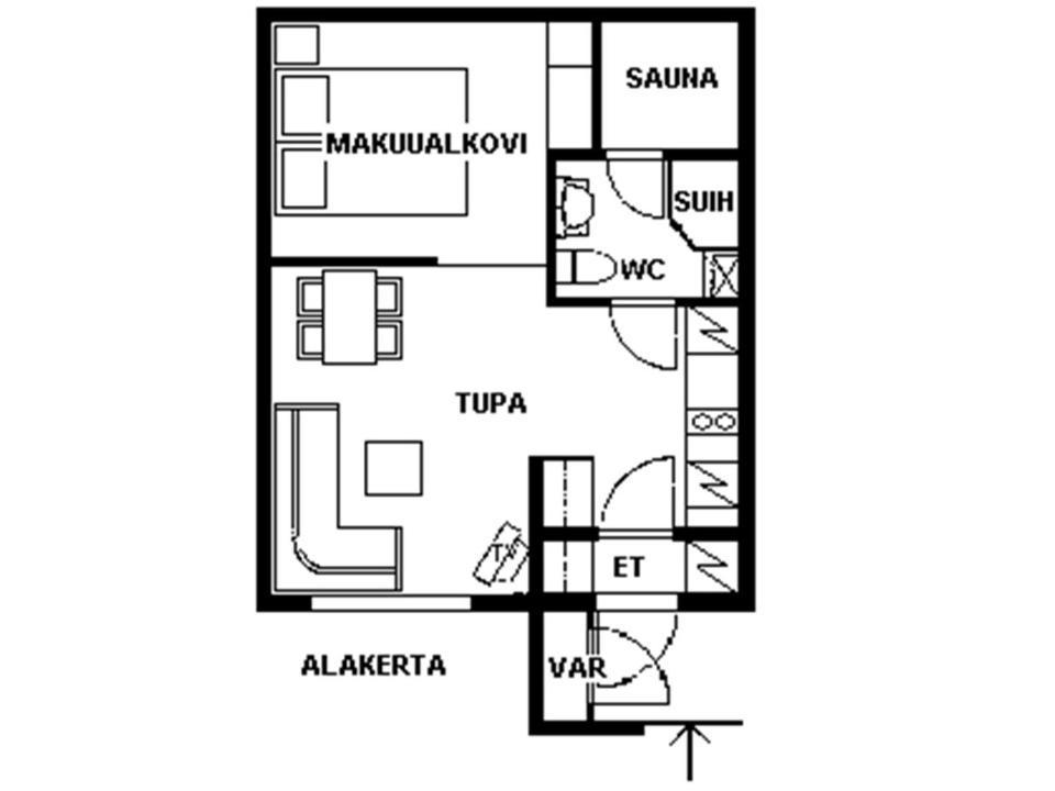 Roehkoestar 107 Apartment Akaslompolo Luaran gambar